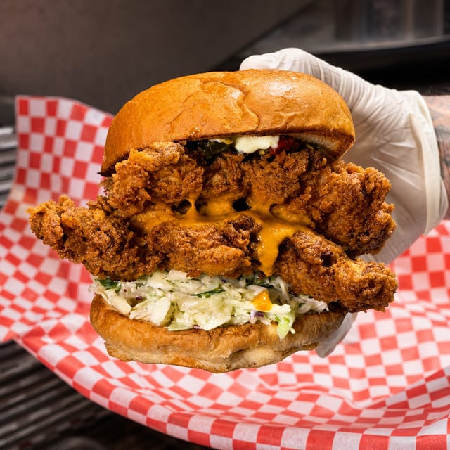 Hyphy Fried Chicken Sandwich.