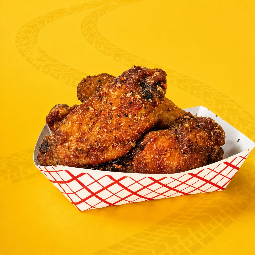 Lemon Pepper Wings (Dozen).