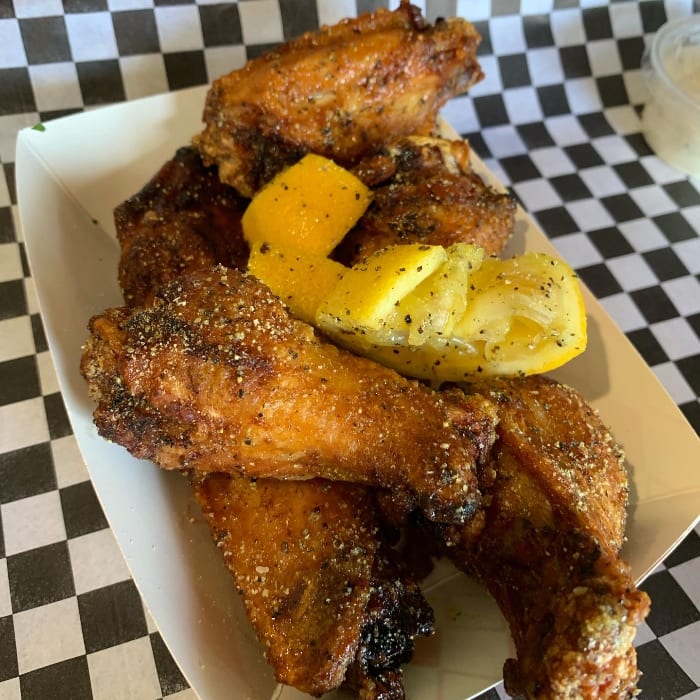 Lemon Pepper Wings (Half Dozen).